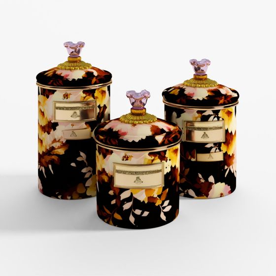 맥켄지-차일드 와일드 로즈 브라운 용기 세트