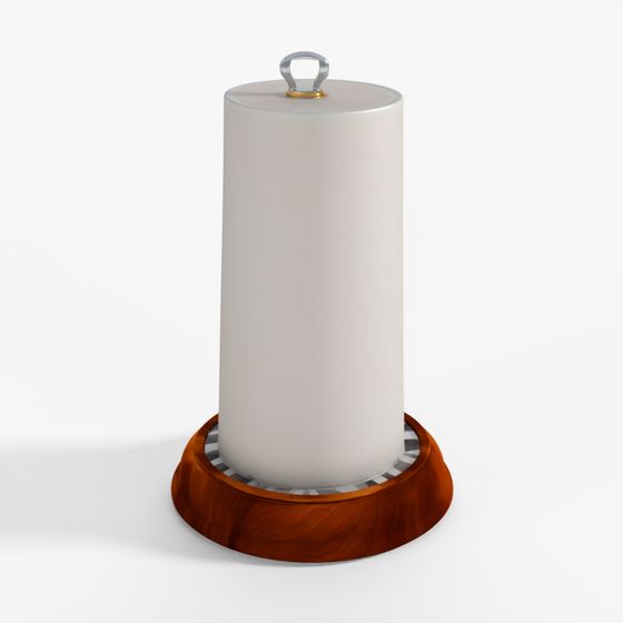 MacKenzie-Childs Courtly Check Wood Paper Towel Holder