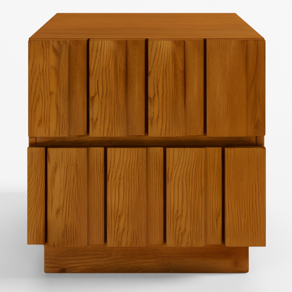 ARTICLE Marko 2-Drawer Nightstand - Smoked Oak