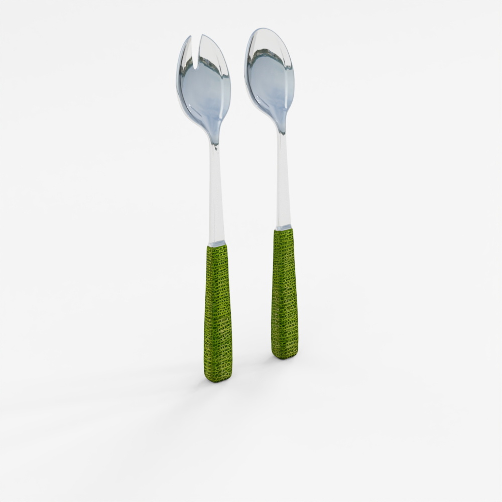 MacKenzie-Childs Everyday Green Salad Serving Set