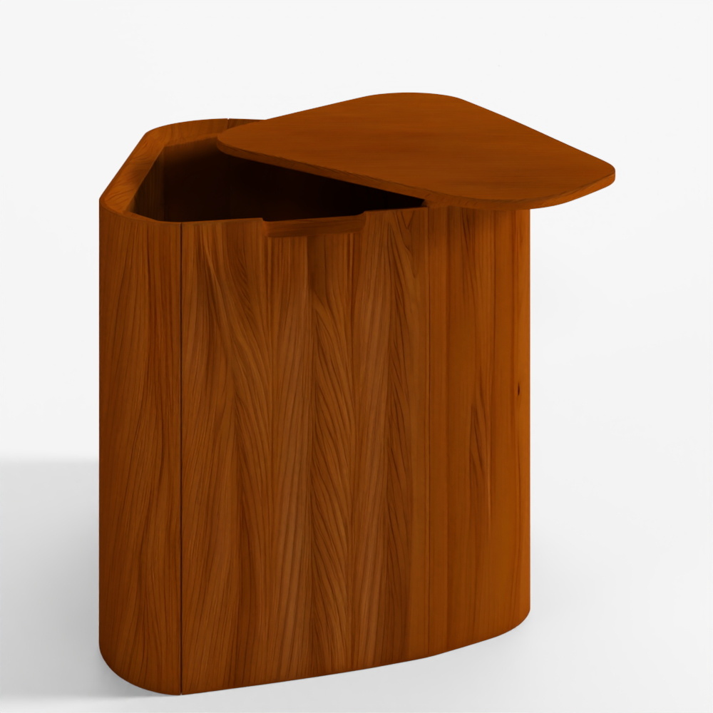 Приставной столик для хранения Moa - Орех