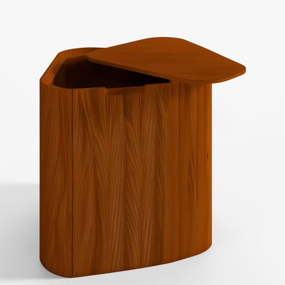 Приставной столик для хранения Moa - Орех
