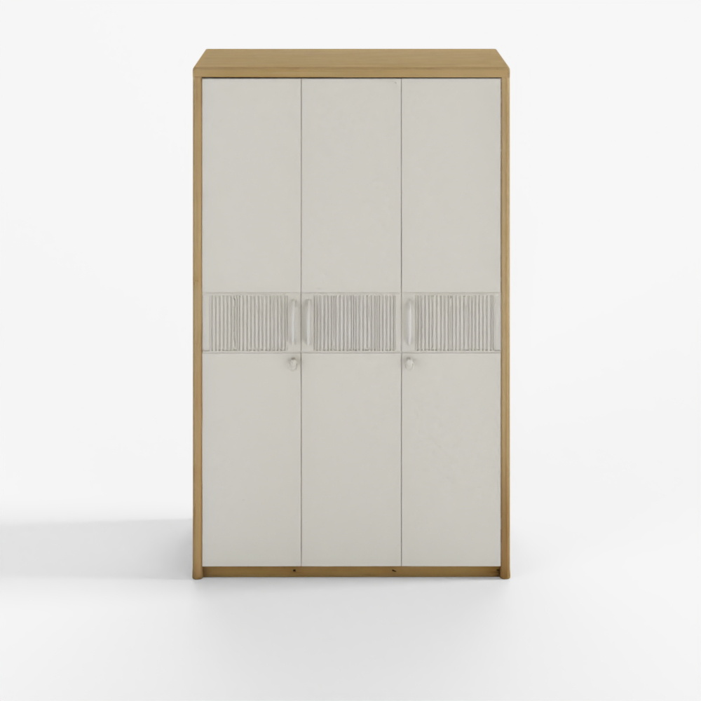 HomeTown Cascade Three-Door Wardrobe Lyon Walnut