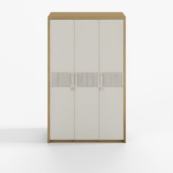 HomeTown Cascade Three-Door Wardrobe Lyon Walnut