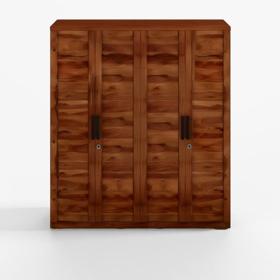 HomeTown Antwerp Four-Door Wardrobe Sheesham