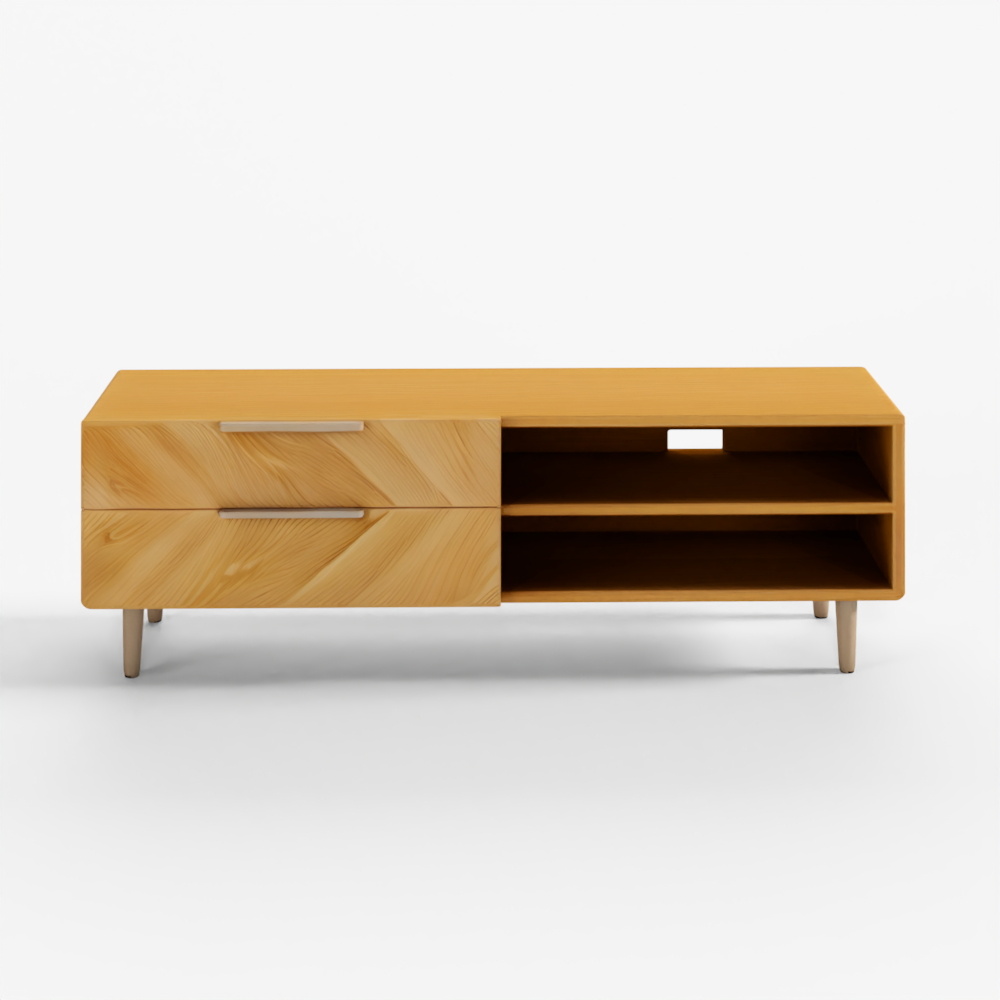 ARTICLE Nera 63" Low Media Unit - Oak