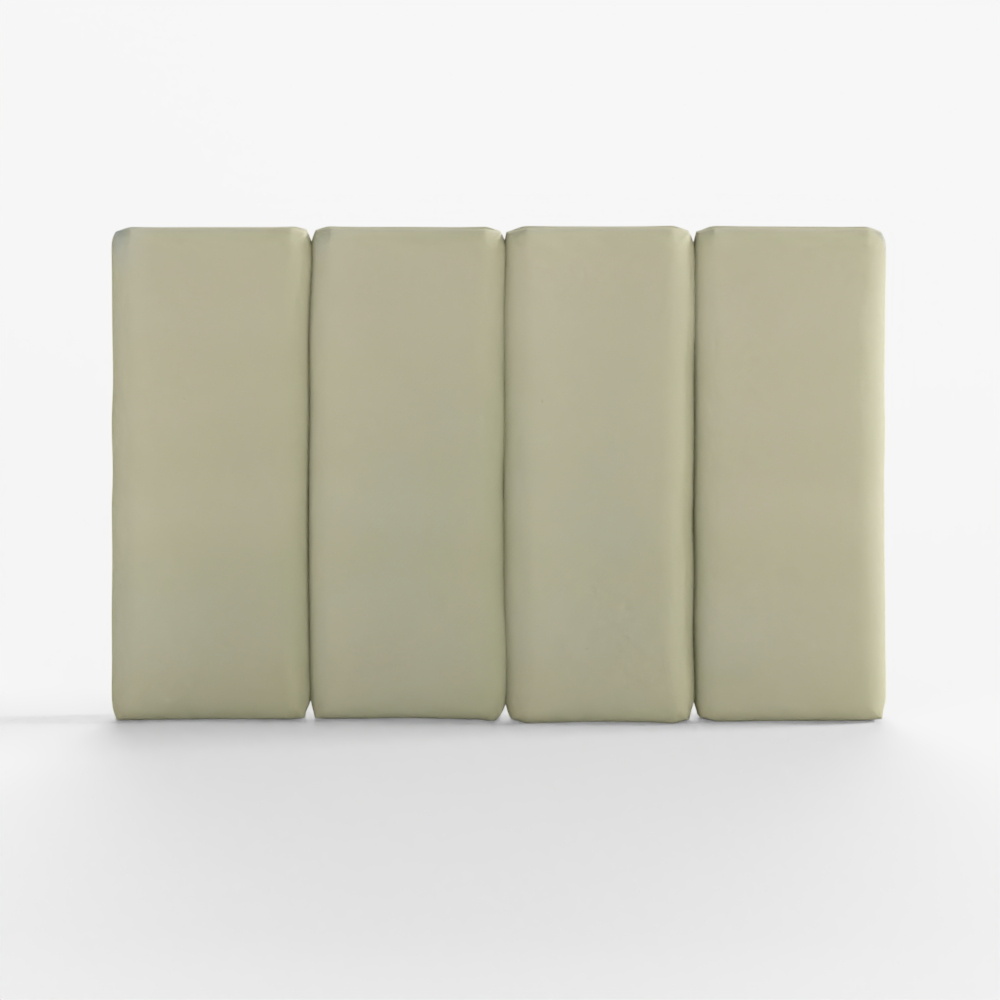 Testiera Grande per Letto King Noel in Velluto - Salvia Pacifico Plush