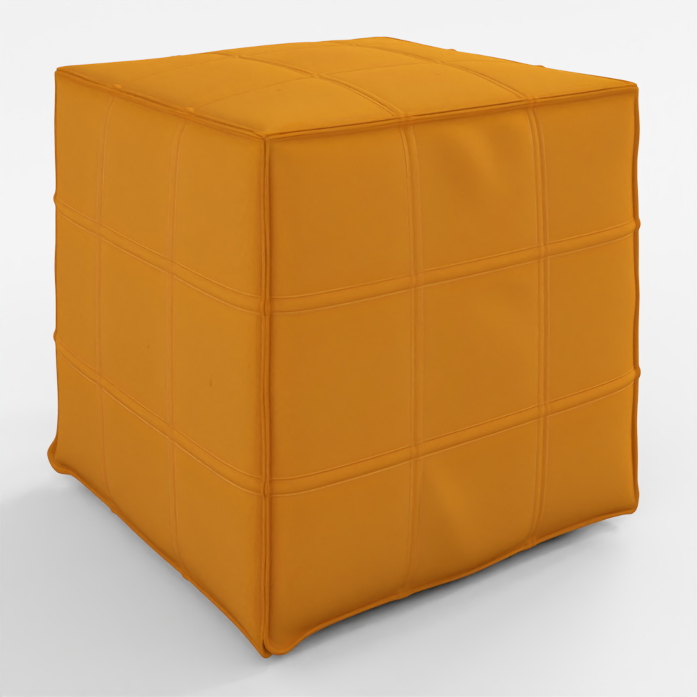 아티클 내쉬 18인치 가죽 푸프 - 타오스 탄