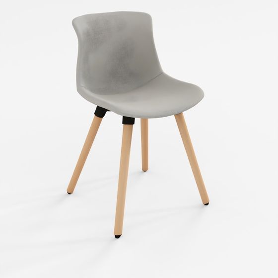 Nitori Wooden Leg Chair