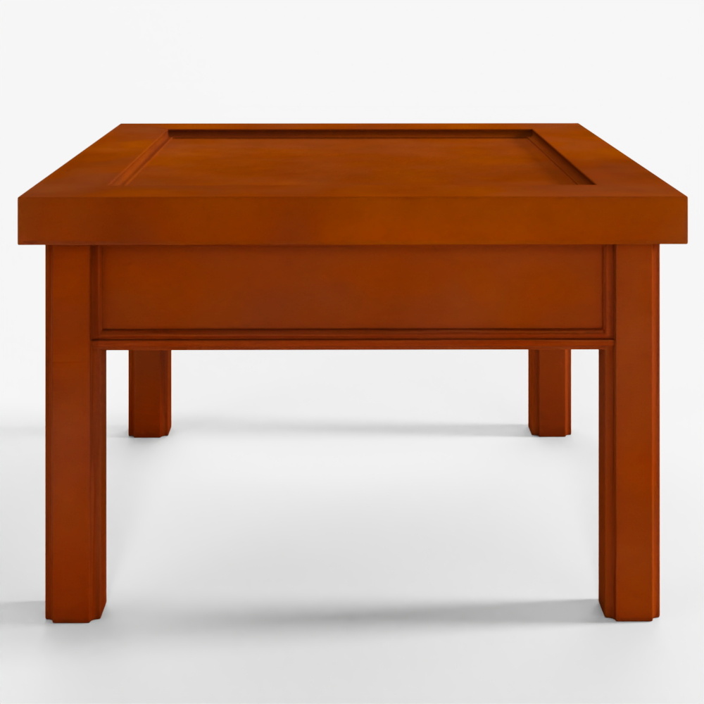Modern Wooden Coffee Table B 02 3D Model