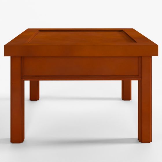 Modern Wooden Coffee Table B 02 3D Model