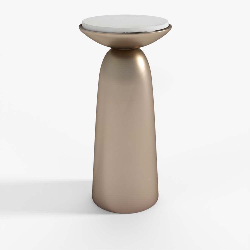 Olina Marble Drink Table 3D Model