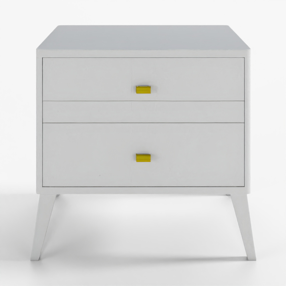 Alyssa Nightstand With 2 Drawers 3D Model