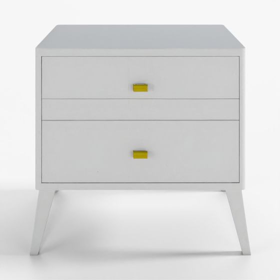 Alyssa Nightstand With 2 Drawers 3D Model