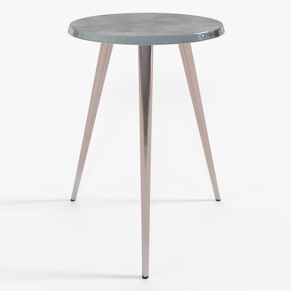 Spears End Table Crate and Barrel 3D