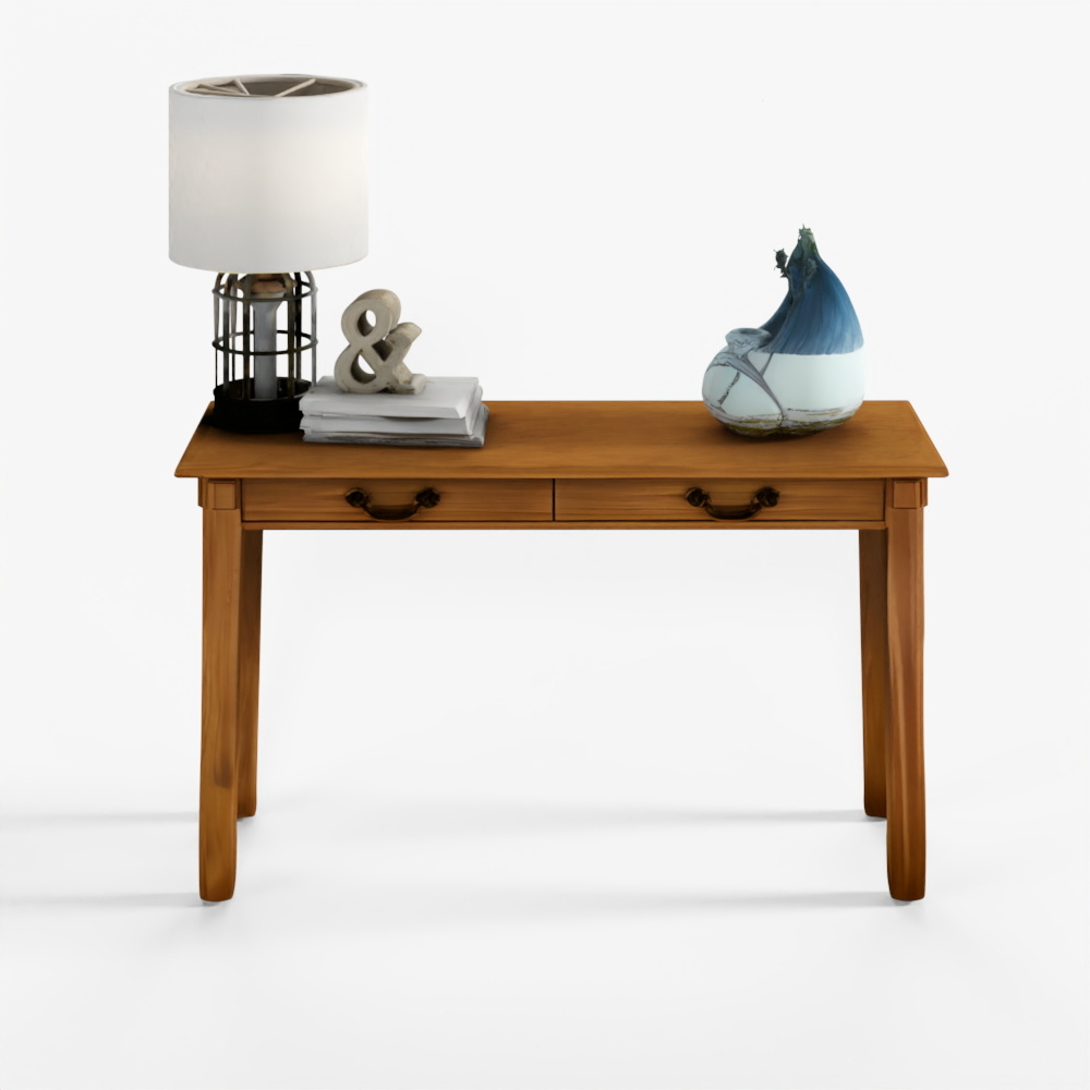 Slovan Wood Console Table - 2 Color 3D Model
