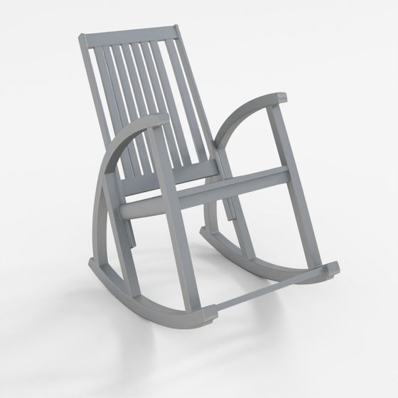 Safavieh Clayton Rocking Chair 3D