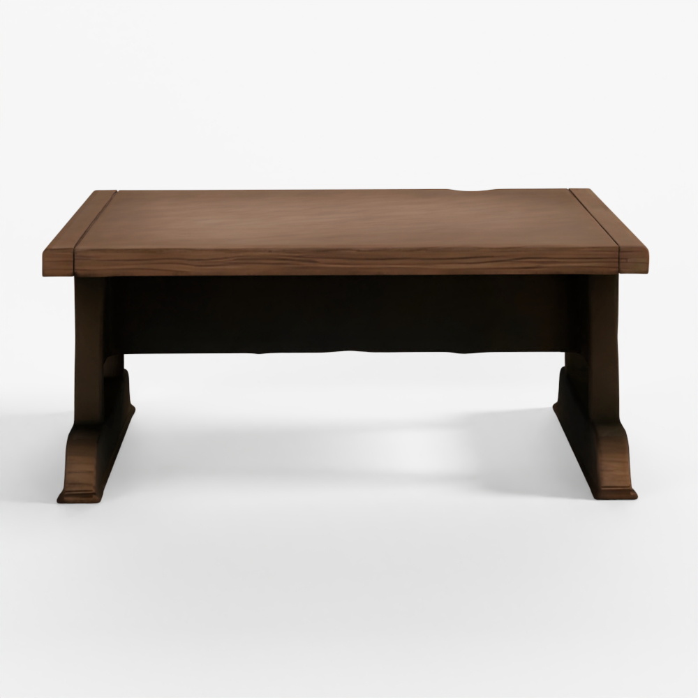 Wood Table 3D Model VR-AR Ready