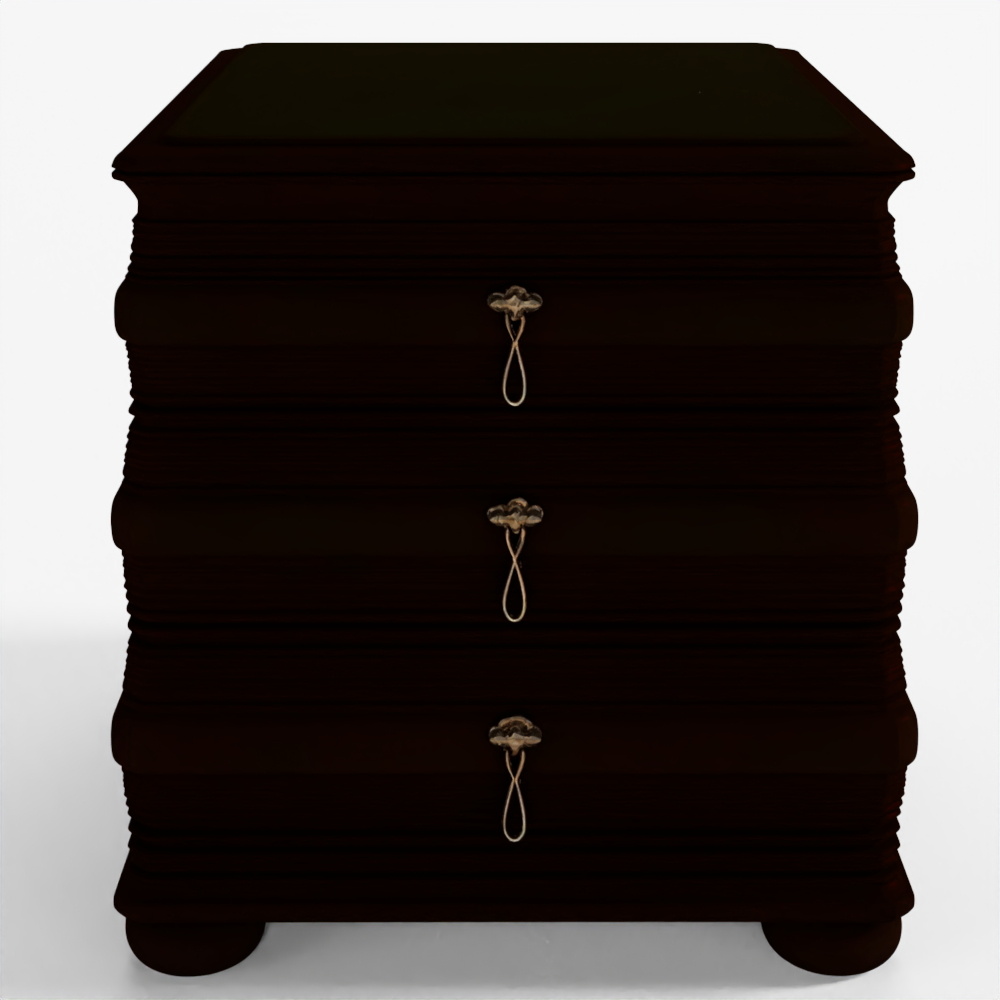 Royal Kahala Sands End Table With Storage 3D Model
