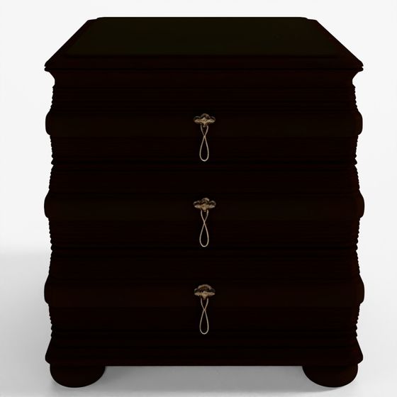Royal Kahala Sands End Table With Storage 3D Model