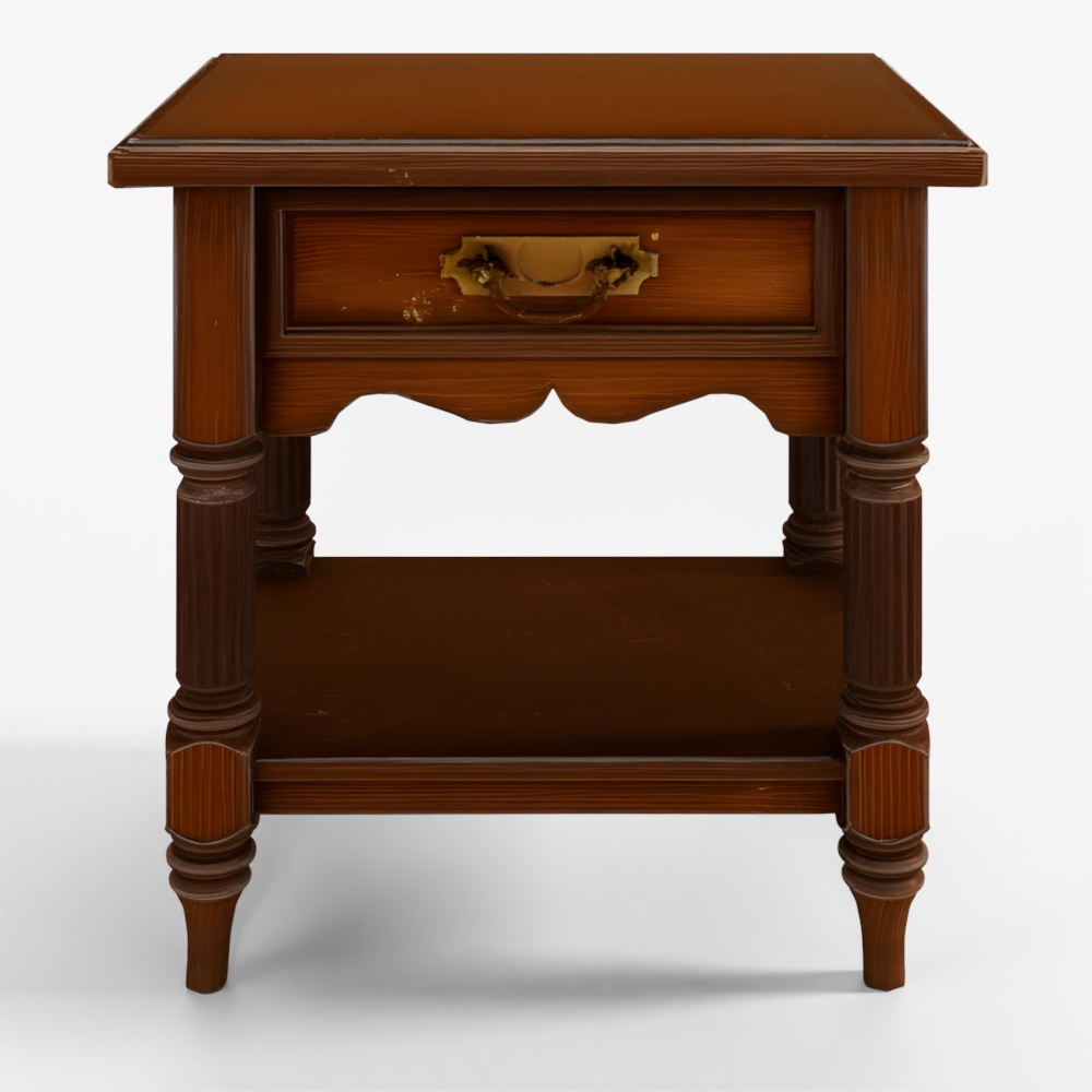 3D Model Vintage Nightstand