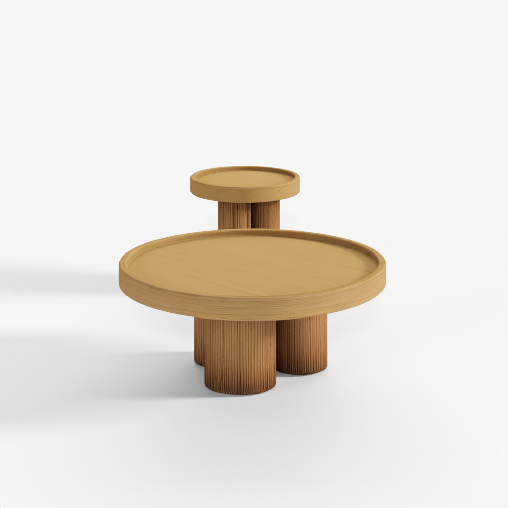 Artic Coffee Table Set 3D Model