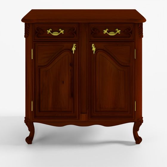 Classic Chest of Drawers 750 3D