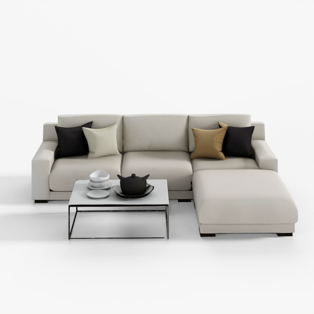 Dalton 2-Piece Chaise Corner Sofa 3D Model