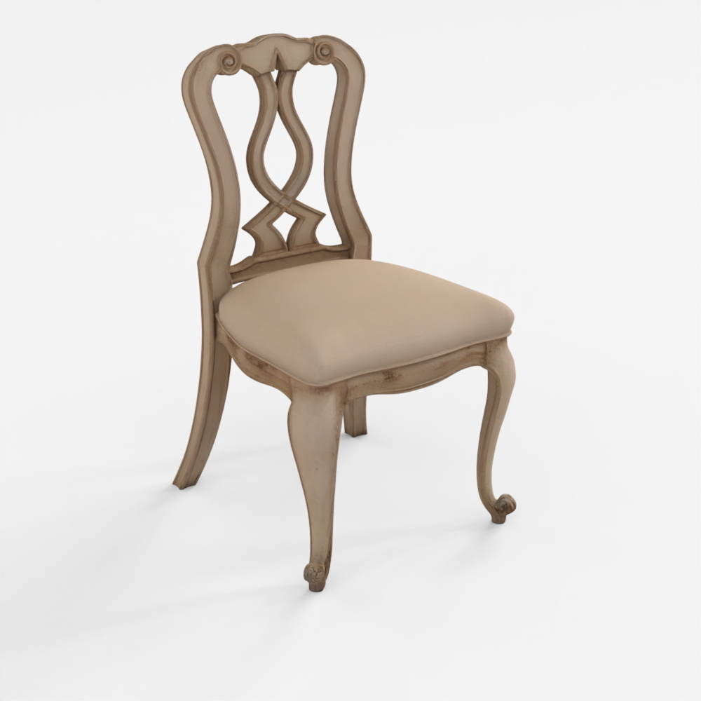 Hooker Chatelet Splatback Arm Chair 3D Model