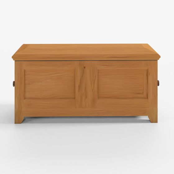 Country Corner Cabinet 1 Door Solid Natural 3D Model