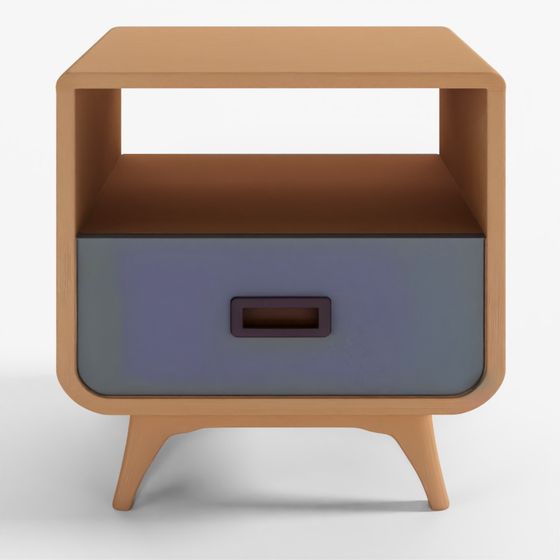 Modern Scandinavian Side Table 1T Morris 3D Model