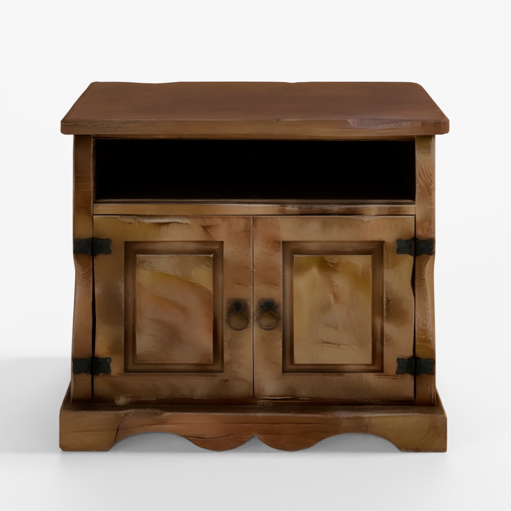 Real-time Medieval Antique Small Cabinet 3D Model
