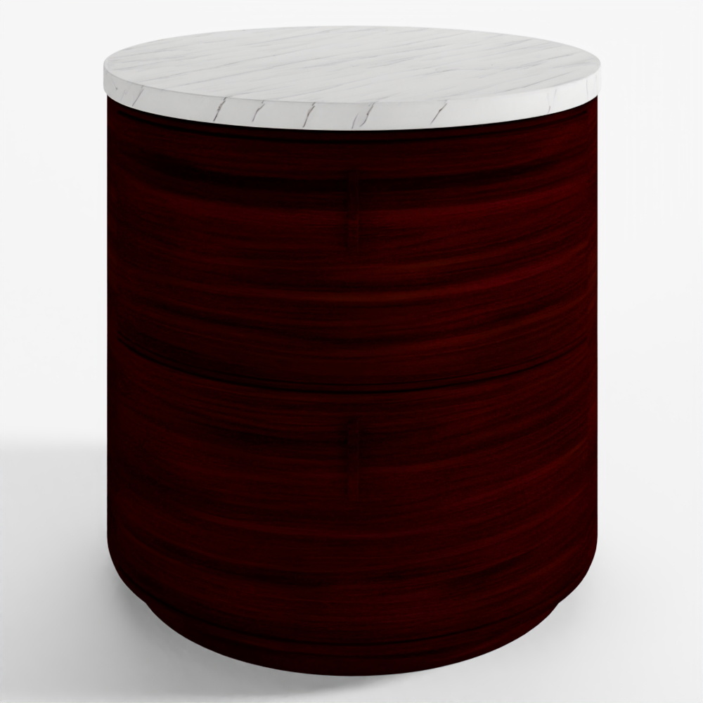 3D Model Onda Night Table Spessart Oak