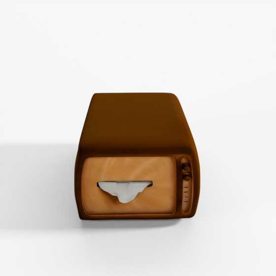 Stylized Tissue Box 3D Model