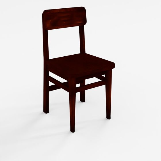 3D Asset Low-Poly Retro Chair