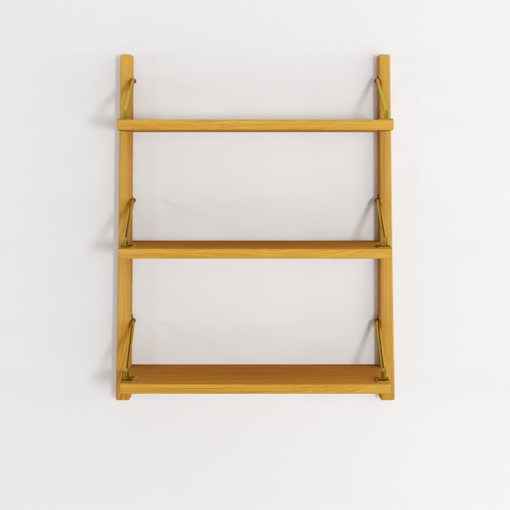 ARTICLE Stark 25" 3-stufiges Regal - Eiche