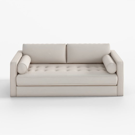 ARTICLE Sven 88" Tufted Sofa Bed - Biscuit Cream