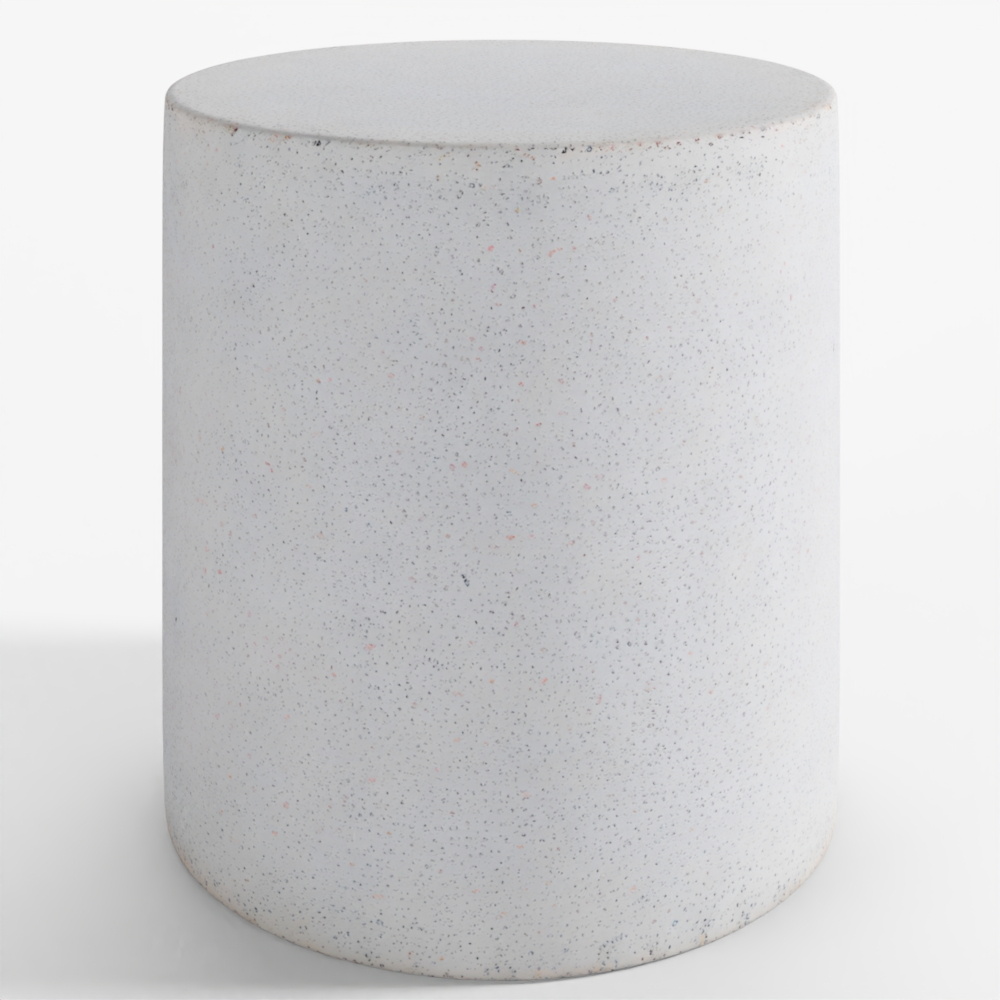 ARTICLE Solina Outdoor Stool - White Terrazzo