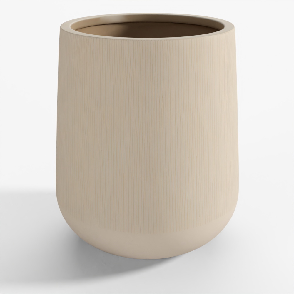 CHẬU HOA NHỎ TRONG NHÀ/ NGOÀI TRỜI ARTICLE Reya - Màu Kem Đá Vôi