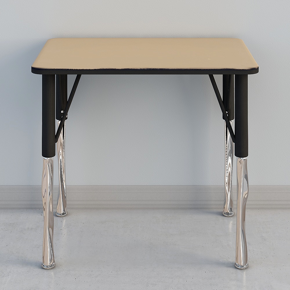 MooreCo Essentials Economy Rectangle Desk 3D Model