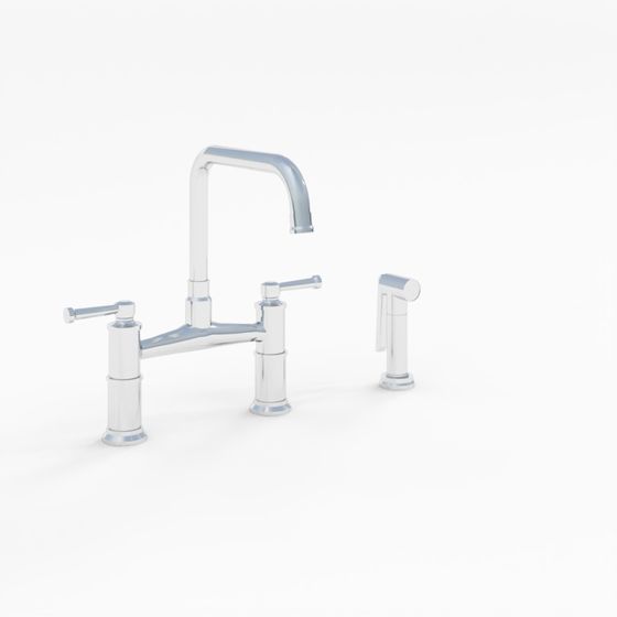 BRIZO ARTESSO® Bridge Faucet with Side Sprayer - 62525LF