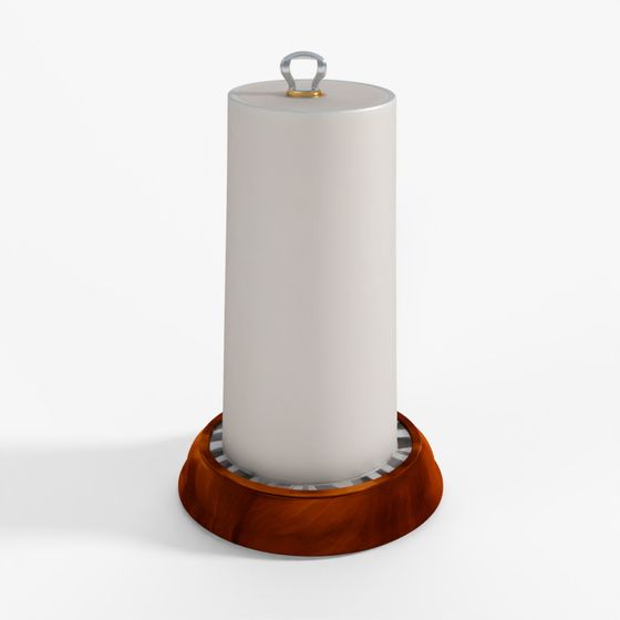 MacKenzie-Childs Courtly Check Wood Paper Towel Holder