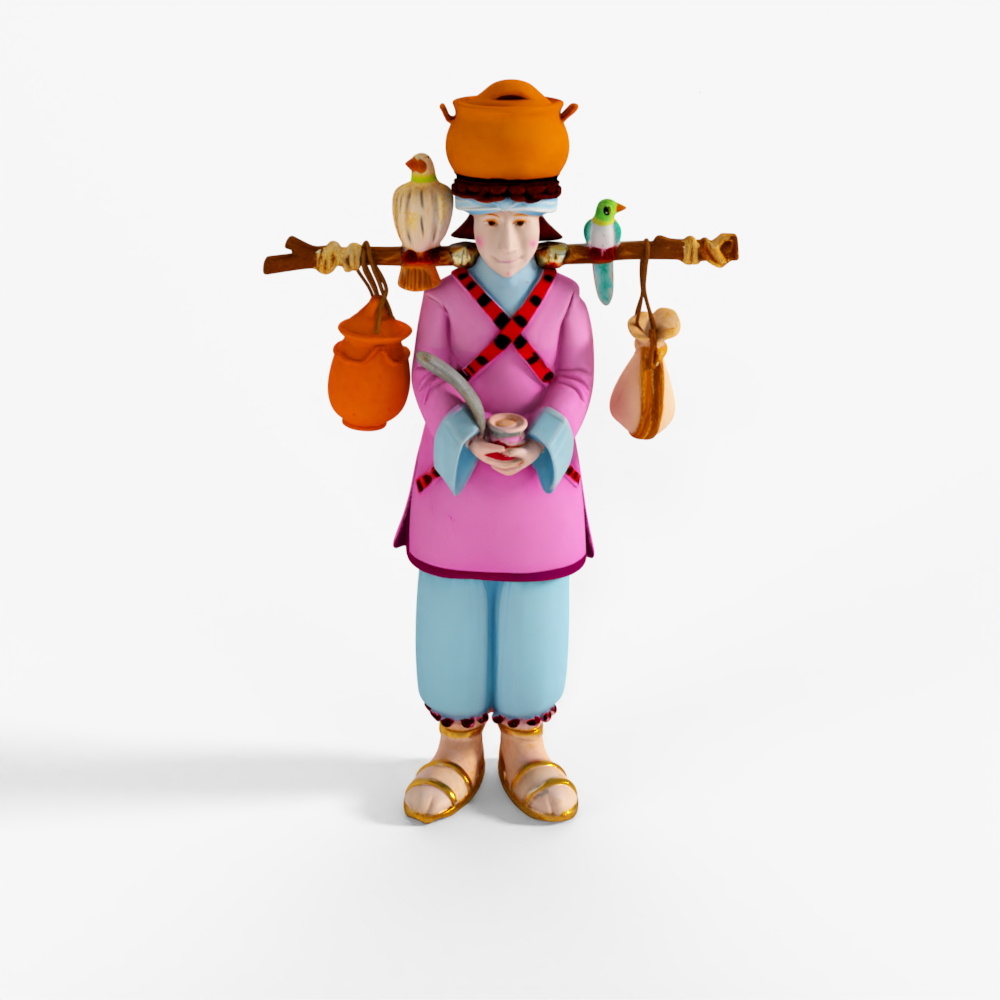 Tượng Người Khoan Nước Trong Câu Chuyện Chúa Giáng Sinh của MacKenzie-Childs Patience Brewster