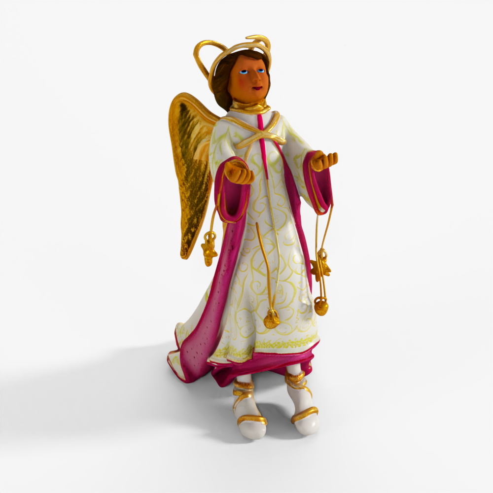 Tượng Thiên Thần Mừng Thế Giới Nativity Patience Brewster MacKenzie-Childs