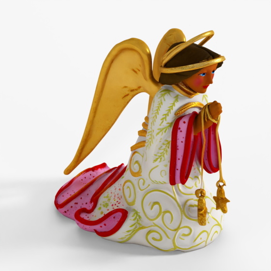 Tượng Thiên Thần Cầu Nguyện MacKenzie-Childs Patience Brewster Nativity