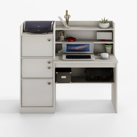 HomeTown Venus Study Table White