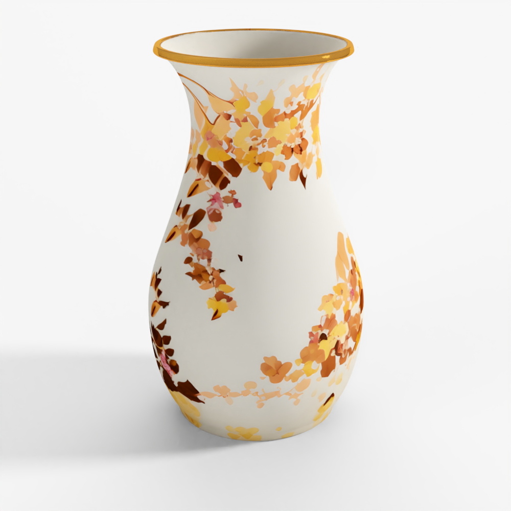 Lọ Hoa Cao White Wild Rose MacKenzie-Childs