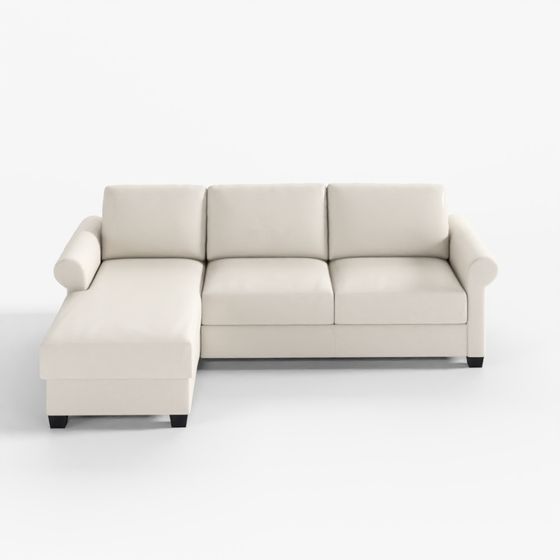 Sanford Roll Arm Reversible Chaise Sectional