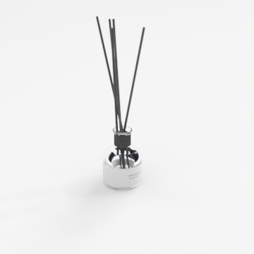 Minimalist Aroma Bottle 3D Model – Glass and Silicone