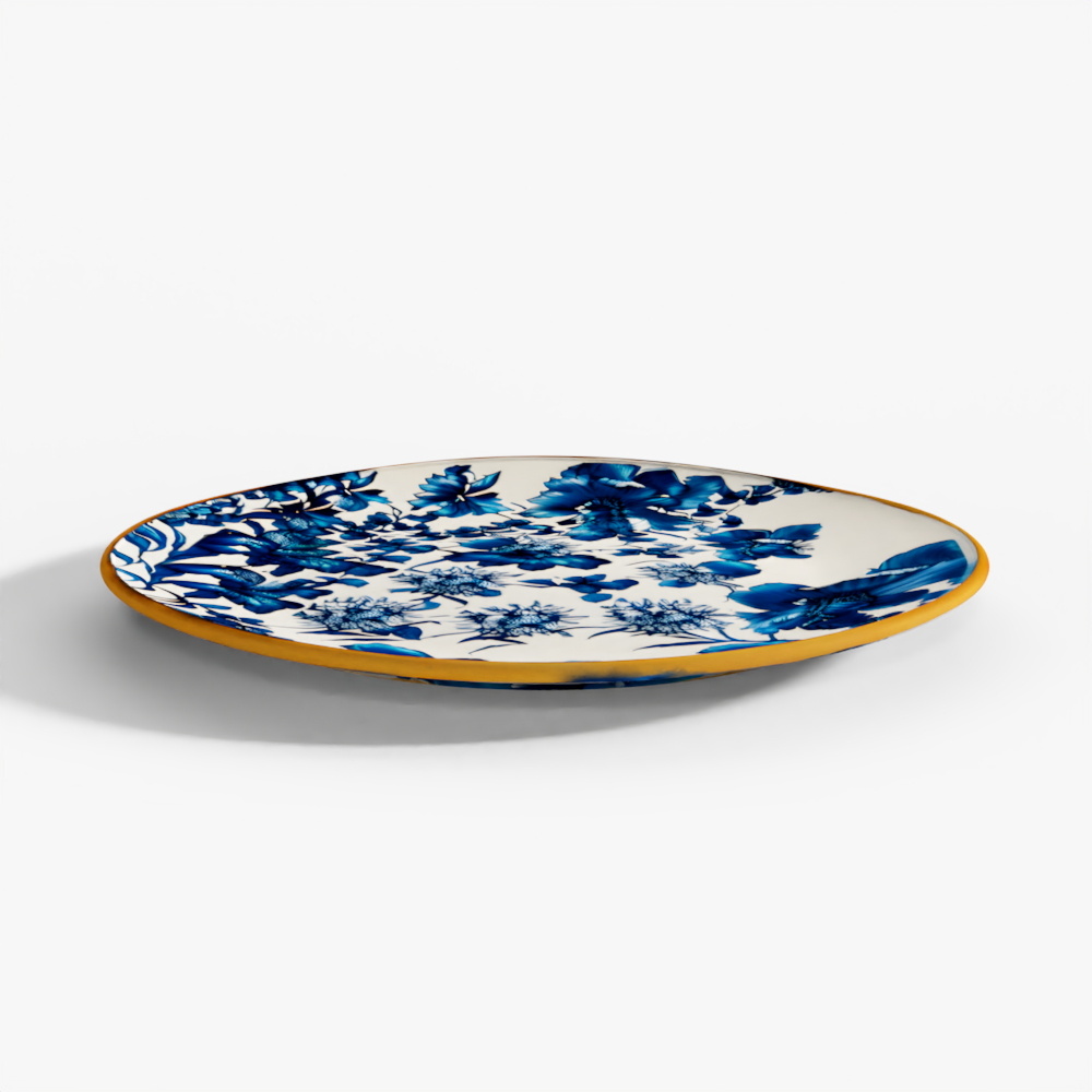 MacKenzie-Childs Royal English Garden Emailleteller